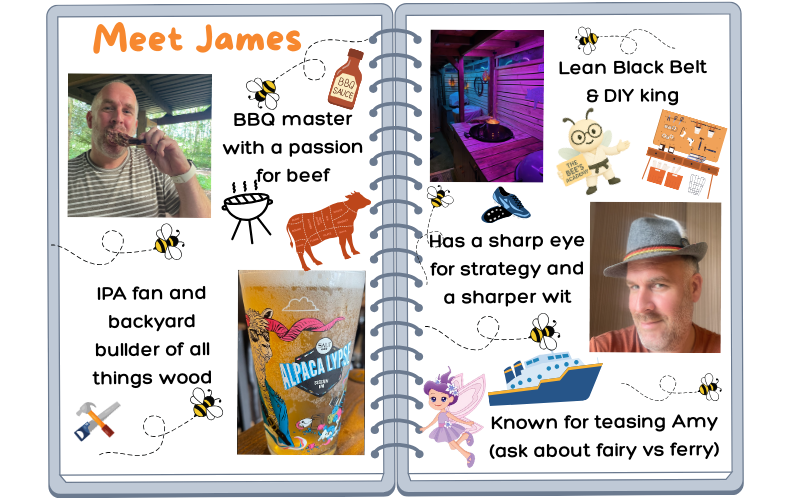 James scrapbook collage