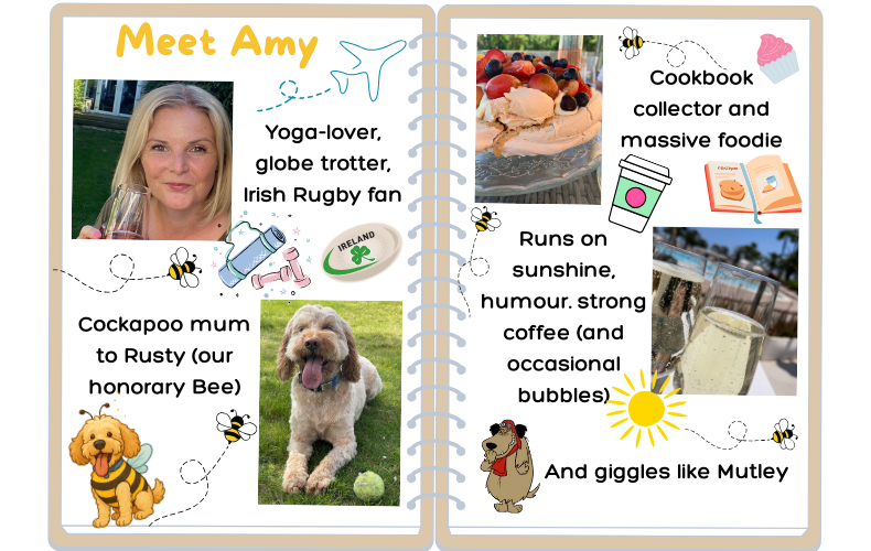 Amy scrapbook collage