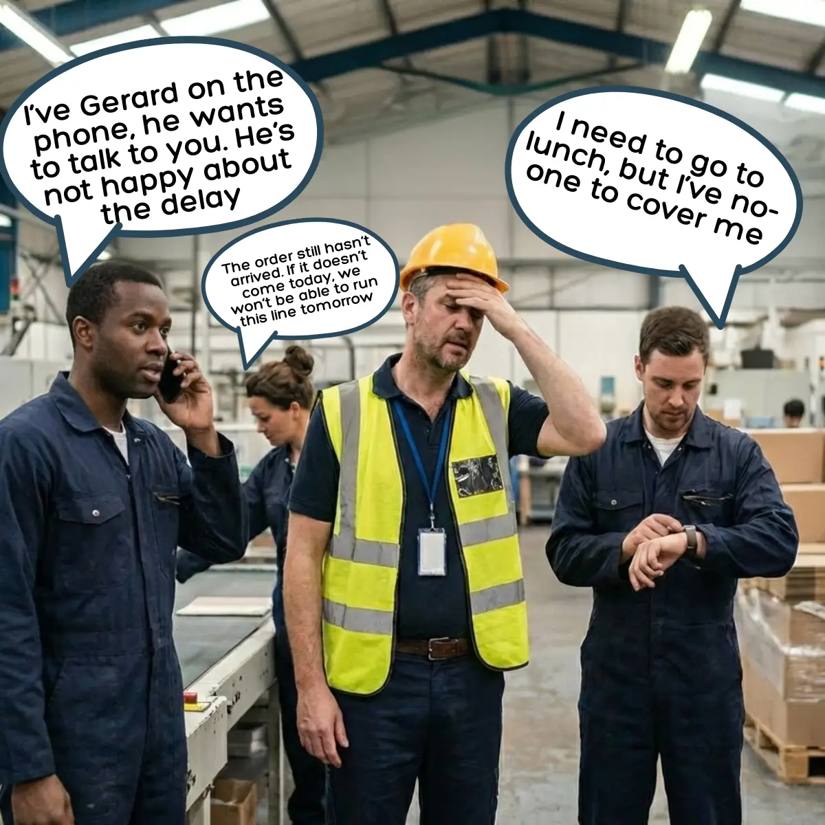 Leadership team buried in operational complexity