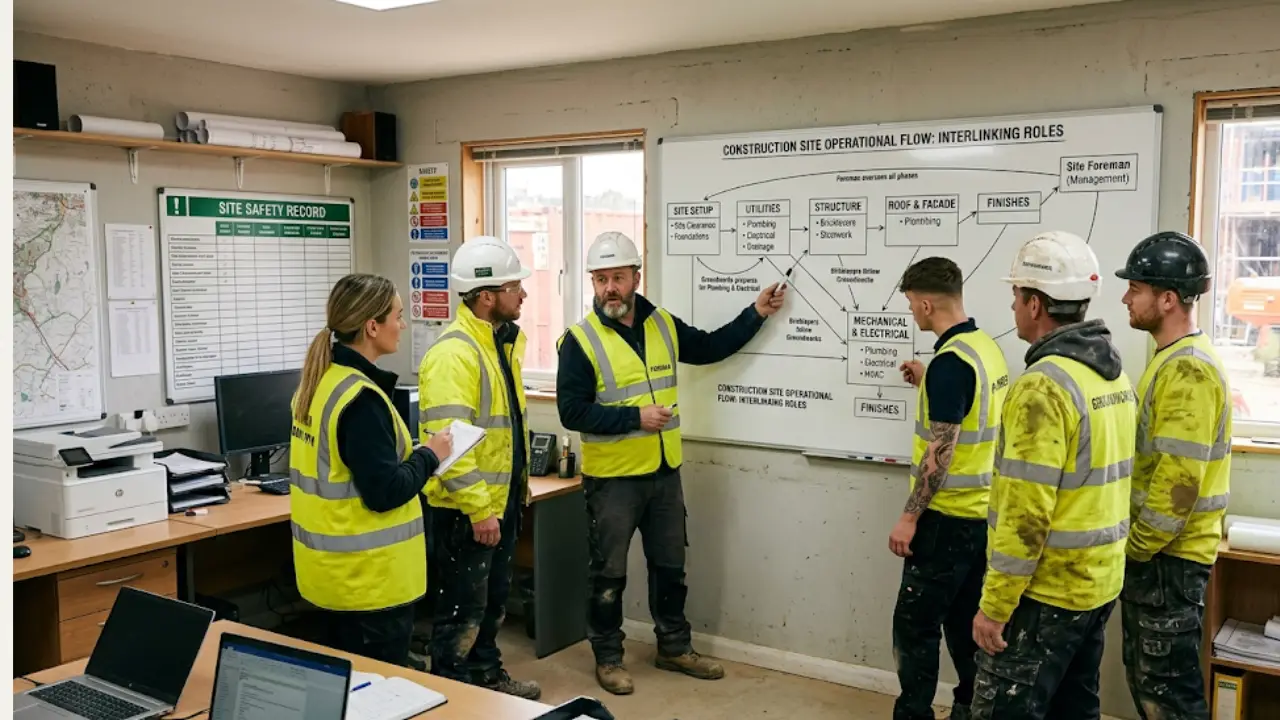 Site coordination meeting or programme review