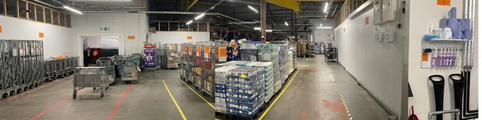 5S and visual management in warehouse