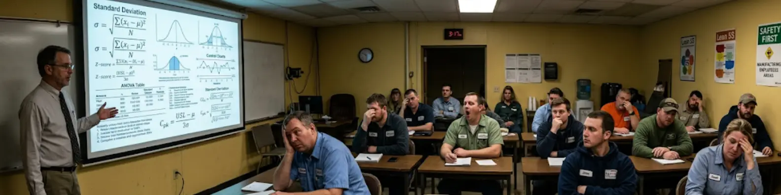 Traditional training environment